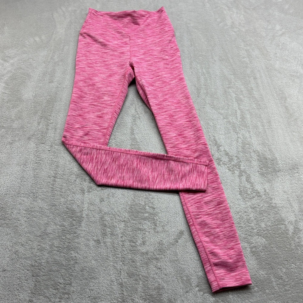 Outdoor Voices Leggings Womens XXS Pink Space Dye High Waisted Activewear Yoga